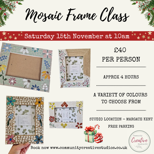 Floral Mosaic Frame Class