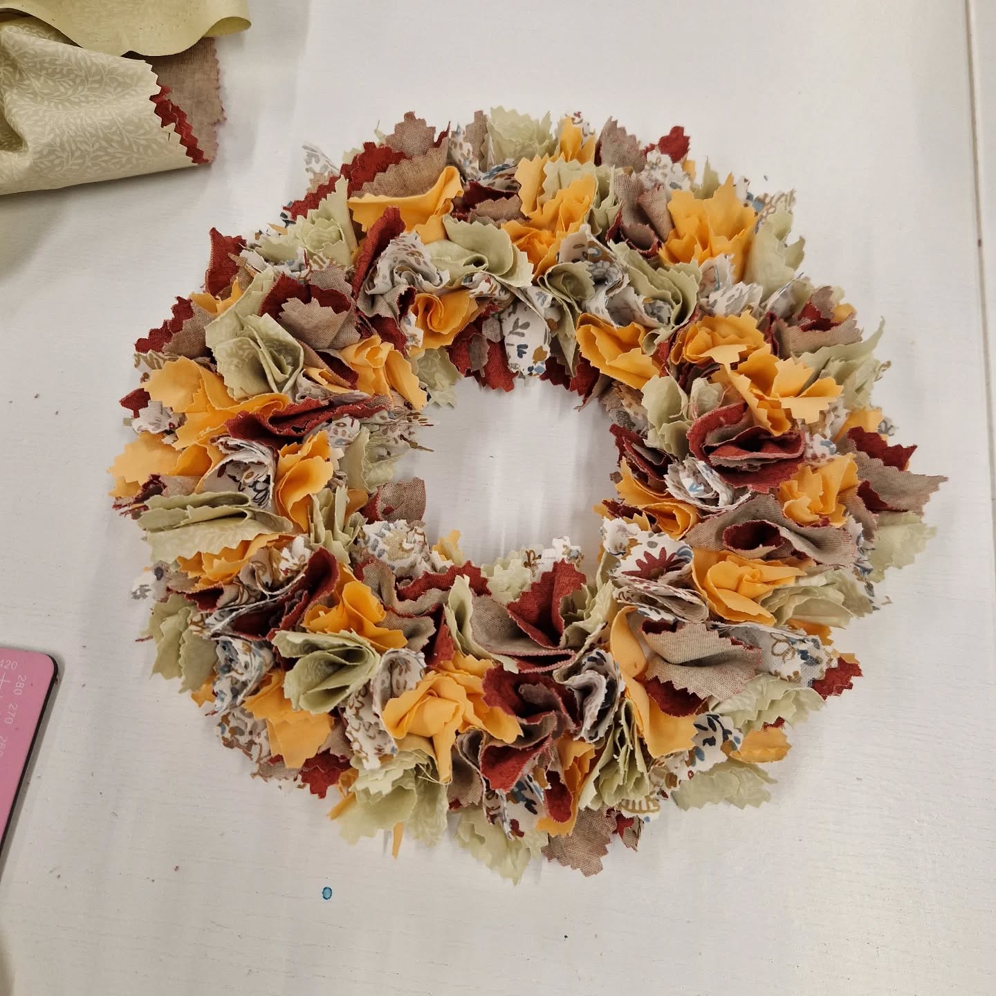 Autumnal Rag Wreath Class