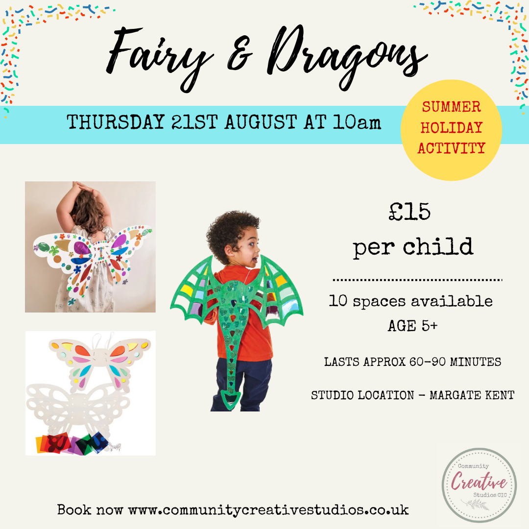 School Holiday Class - Fairy & Dragon Wings
