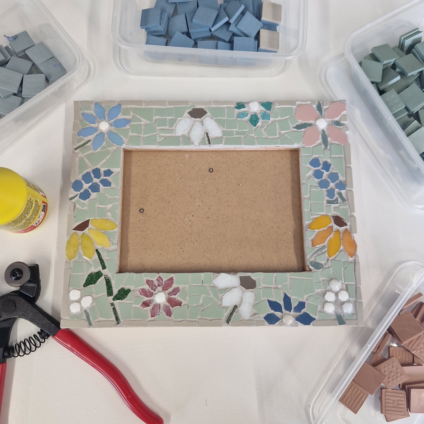 Floral Mosaic Frame Class