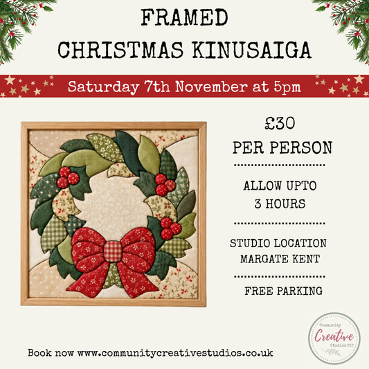 Kinusaiga Framed Christmas Wreath