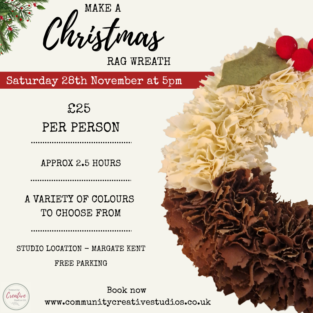 Christmas Rag Wreath Class
