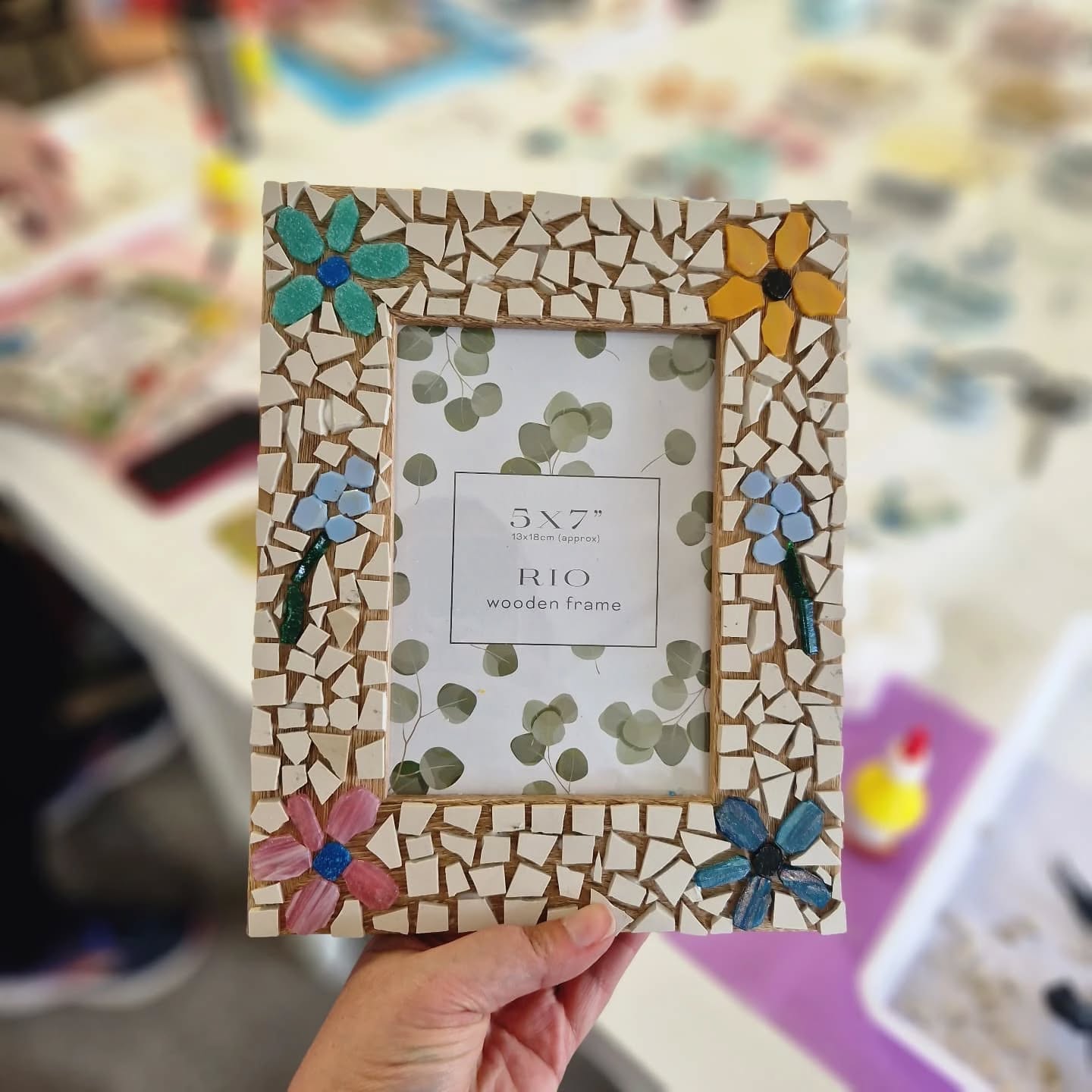 Floral Mosaic Frame Class