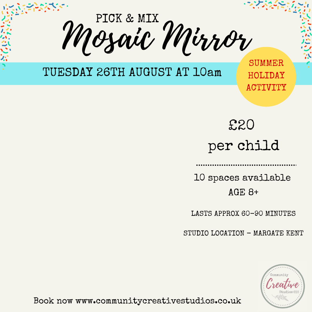 Summer Holiday Class - Pick n Mix Mosaic Mirror