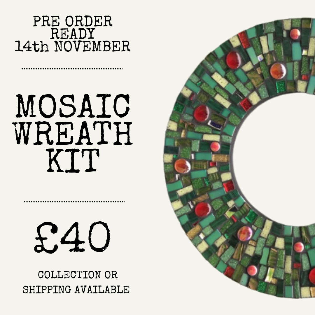PRE ORDER KIT - Christmas Mosaic Wreath