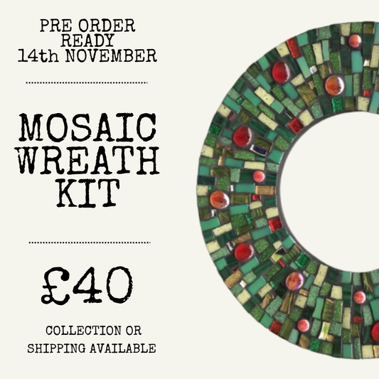 PRE ORDER KIT - Christmas Mosaic Wreath