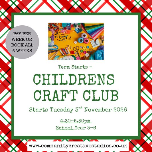 Children's Craft Club - Nov/Dec 2026 School years 3-6