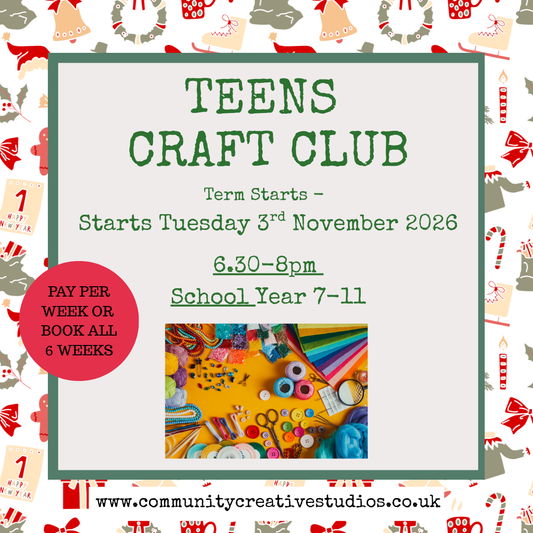 Children's Craft Club - Nov/Dec 2026 School years 7-11