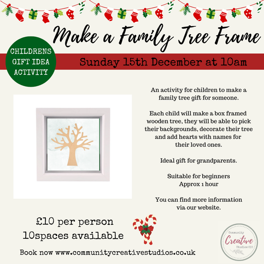 Make a Family Tree Frame - Children's Gift Idea Activity