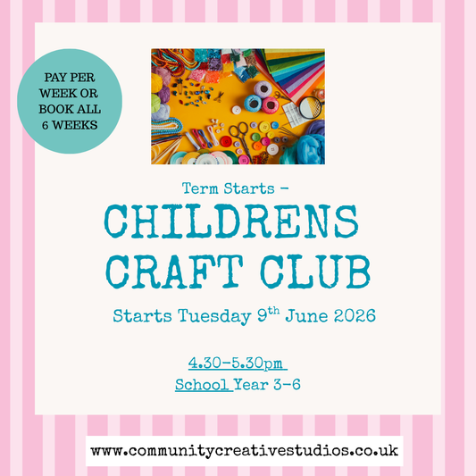 Children's Craft Club - June/July 2026 School years 3-6