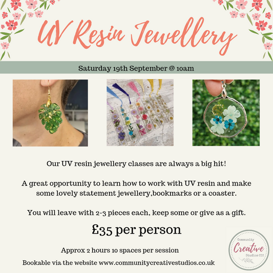 UV Resin Jewellery Class